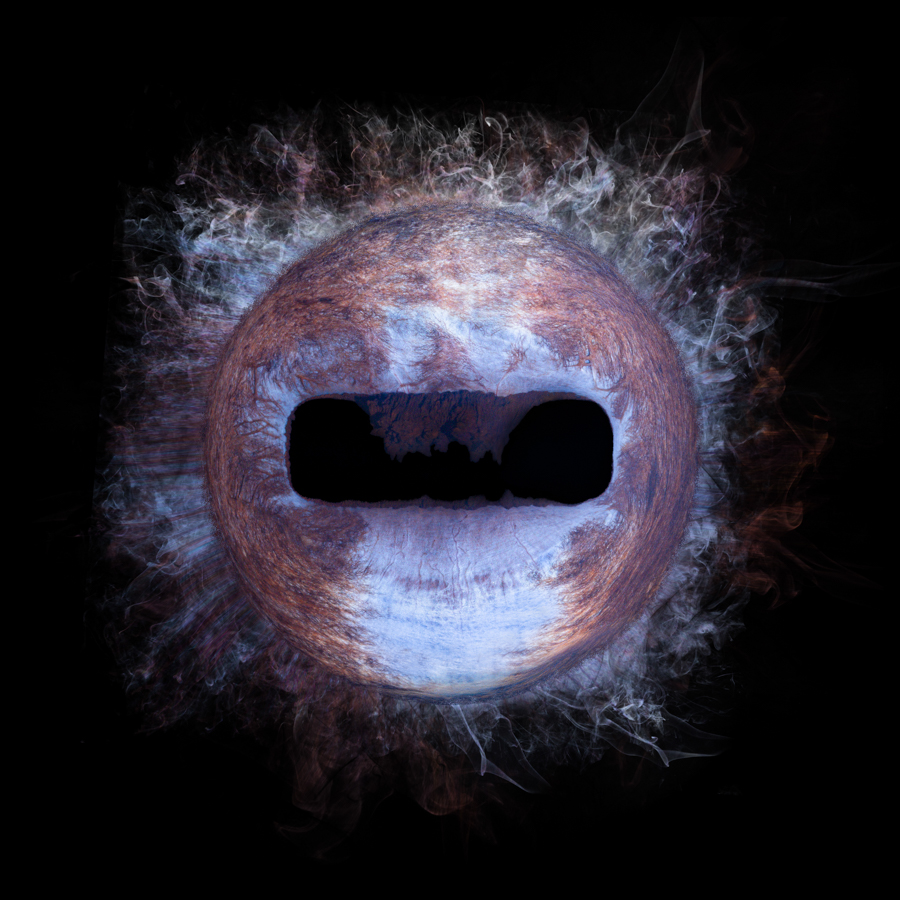 Photographie iris équin effet 6 fumée 2